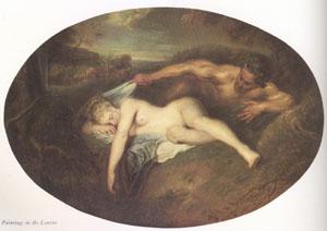 Jean-Antoine Watteau Jupiter and Antiope (mk05) oil painting image